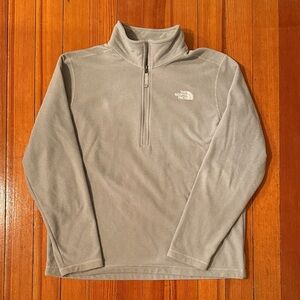 The North Face Light Gray Fleece Pullover